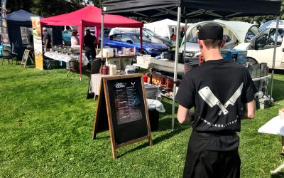 Festival kitchen setup