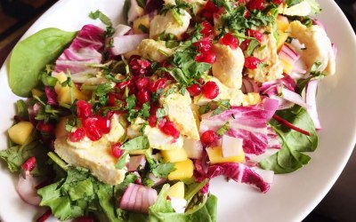 Summer Mango and Pomegranate salad