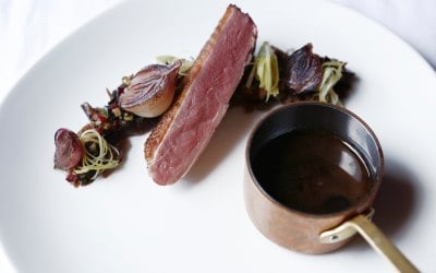 duck and cherries 