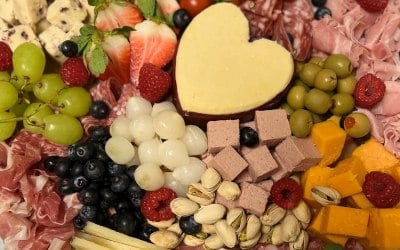 Cheese and charcuterie platter for 10 