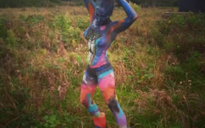 space Body painitng