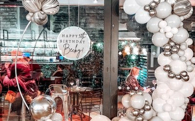 Black and grey birthday party