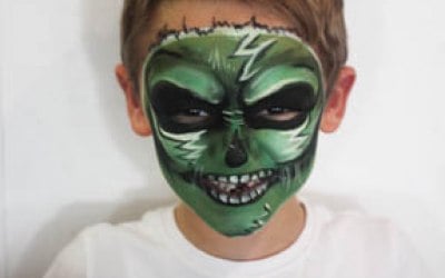 Monsters, Skulls, Ghosts and Ghouls, Zombies and all the frightening fun faces.