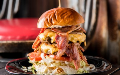 Cheese and Bacon Double Burger