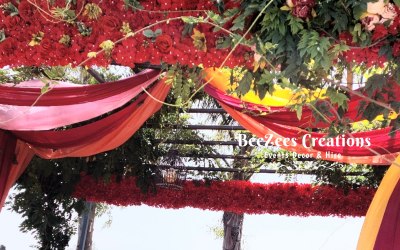 Colourful Mandap Decor For An Asian Wedding