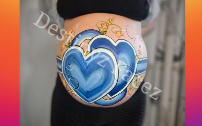 Baby Shower Bump Art