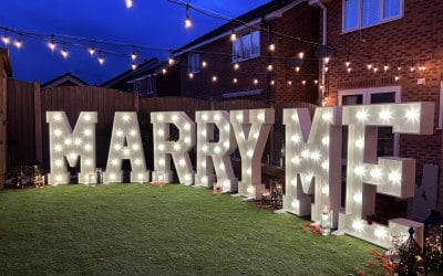 Light up letters