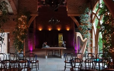 Civil Ceremony at Shustoke Barn, Warwickshire.