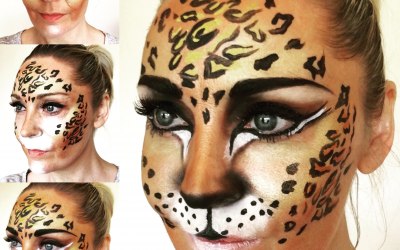 Dolly Cat Face Painting 7