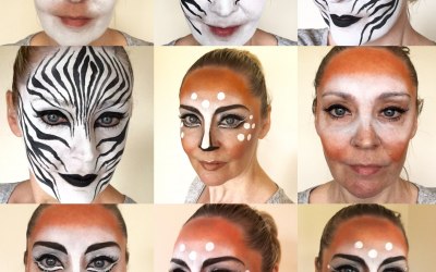 Dolly Cat Face Painting 8