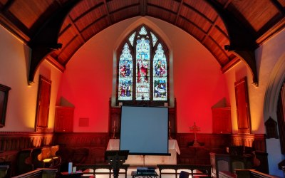 Chapel Light Up for a Sixth Form