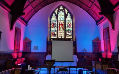 Chapel Light Up for a Sixth Form