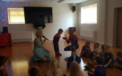 Elsa & Spiderman Character Appearances