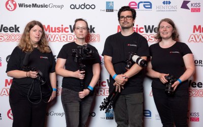 Team Photo from the Music Week Awards 2021