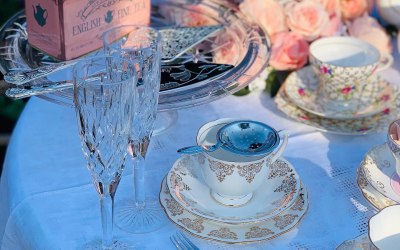 Champagne afternoon tea 
