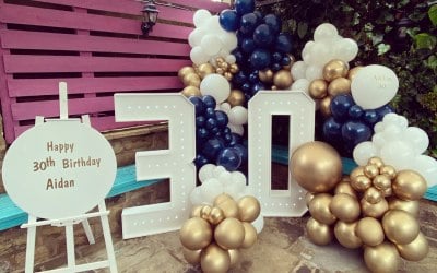 Light Up Numbers & Balloon Displays