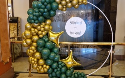 Half moon Balloon hoop