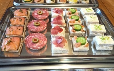Delicious canapés 