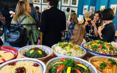 Art opening event