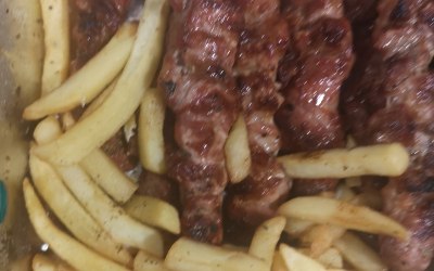 Pork skewers