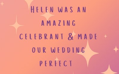 Feedback from one of my couples 