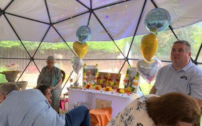 Traditional party in 6m dome 