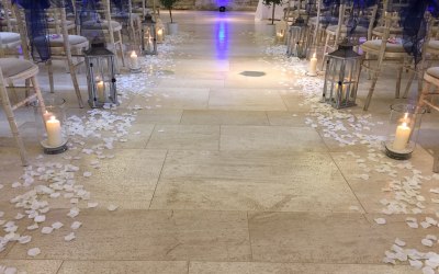 Lanterns and petals