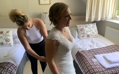 I steam all the dresses so they are fresh 