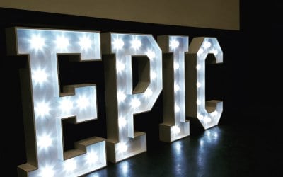 4ft light up letters
