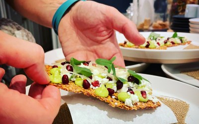 Pomegranate | Linseed | Ricotta | Avocado | Raspberry | Hazelnut | Sorrel