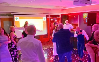 Corporate Christmas dinner event