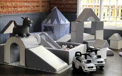 Our soft play packages are stylish and work well indoors and out!