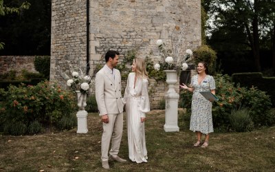 Wedding Ceremony at Rochfords Estate. Photo Credit: Magda K Photography