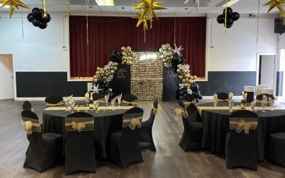 Chair covers, Table cloths and backdrop display 