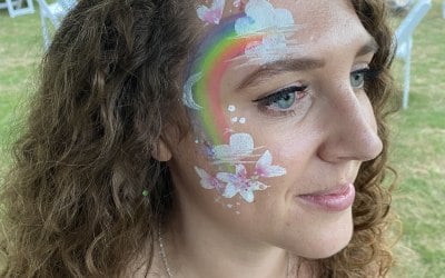 Adult festival face art 