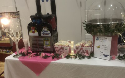 Themed parties set up 