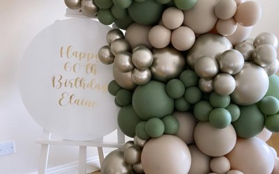 Welcome easel with personalised message 