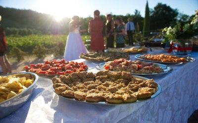 Outside finger buffets