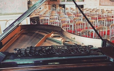 Playing for a wedding ceremony at Capesthorne Hall