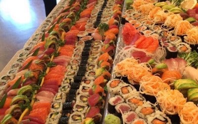 assorted sushi