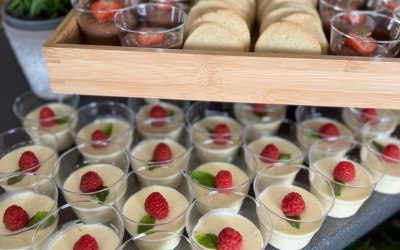 Mini Dessert pots with Homemade Shortbread