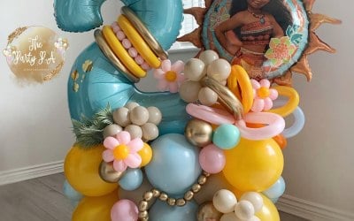 Birthday number bouquet/stack