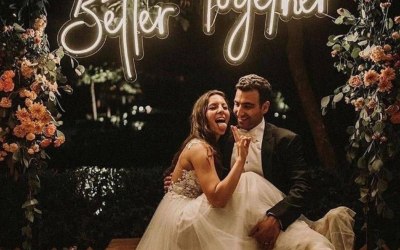 Wedding NEON SIGN for reception