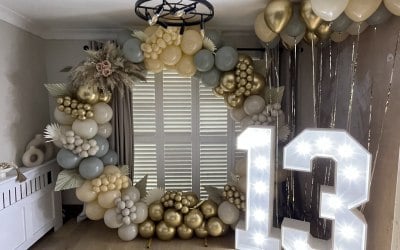 Balloon hoop & Lights combo 