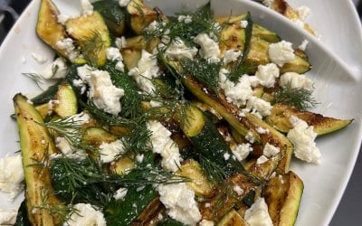 Honey Roasted Feta Salad