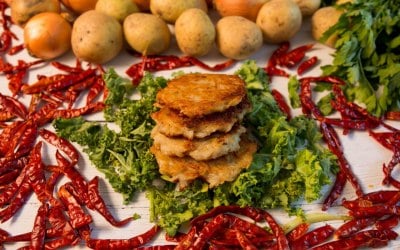 Aloo savoury cake - finger snack