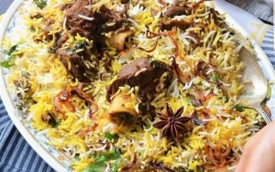 Lamb biriyani - private dinner party 