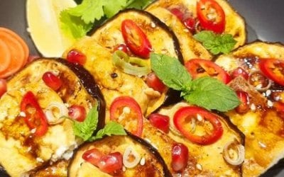 Tofu and Eggplant adodo