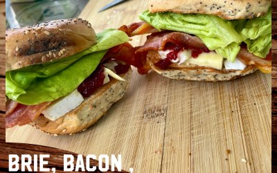 Brie , bacon & Cranberry 