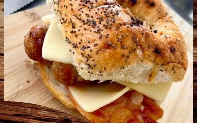Sausage , bacon & cheese 